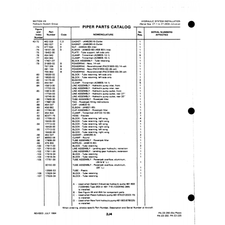 Aviation Part (16814-00) — Johnson Scorpion Too Aviation Part (16814-00) — Johnson Scorpion Too