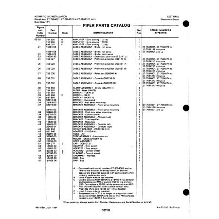 Aviation Part (15664-08) — Johnson Scorpion Too