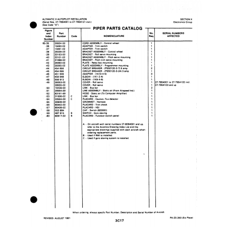 Aviation Part (15661) — Johnson Scorpion Too Aviation Part (15661) — Johnson Scorpion Too