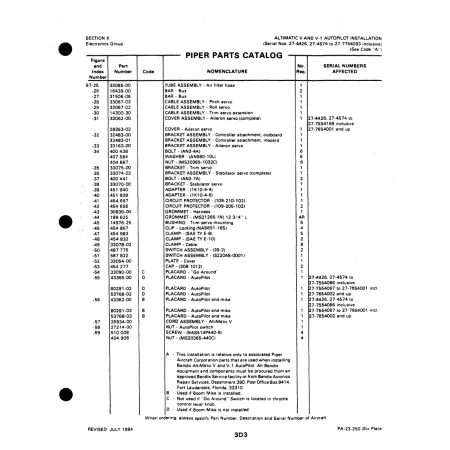 Aviation Part (53768-02) — Johnson Scorpion Too