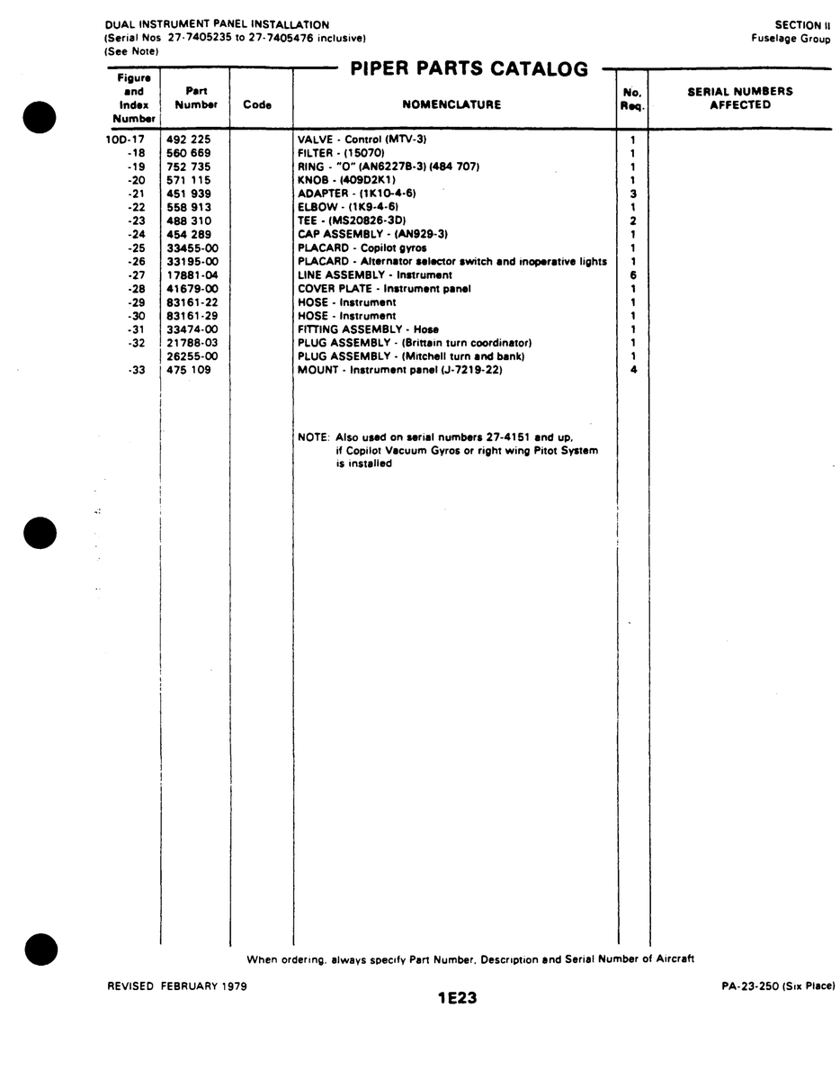 Mount 7219-22 for Johnson Scorpion Too Aircraft