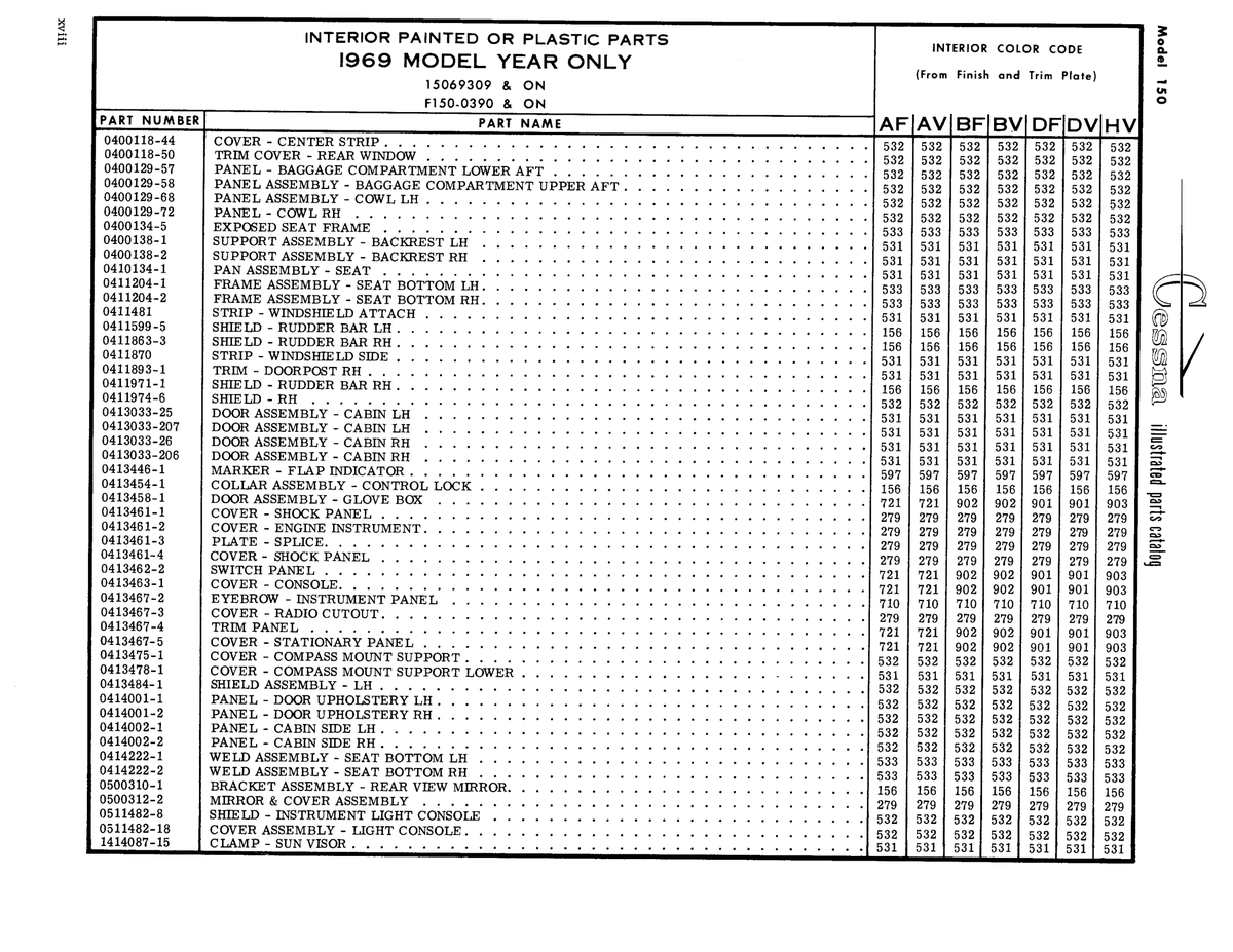 Aviation Part 0413033-26 for Cessna 150 Aircraft