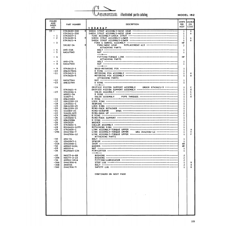 Aviation Part (0841200-15) — Cessna 182 Skylane Aviation Part (0841200-15) — Cessna 182 Skylane