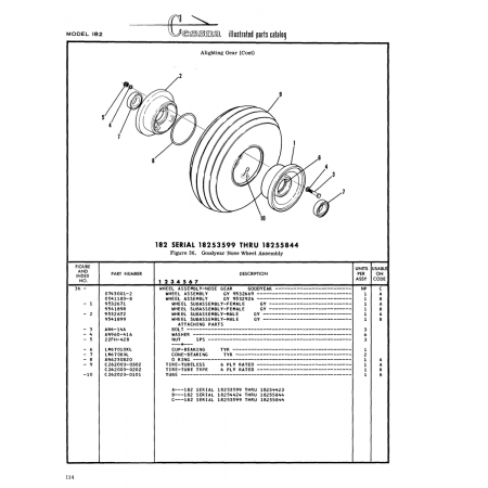 Aviation Part (0541183-8) — Cessna 182 Skylane Aviation Part (0541183-8) — Cessna 182 Skylane