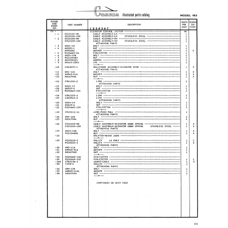 Aviation Part (0761202-2) — Cessna 182 Skylane