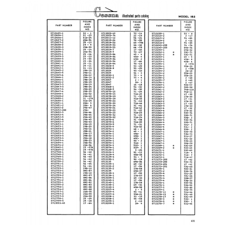 Aviation Part (0113032-1) — Cessna 182 Skylane Aviation Part (0113032-1) — Cessna 182 Skylane