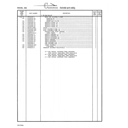 Aviation Part (0752639-15) — Cessna 182 Skylane Aviation Part (0752639-15) — Cessna 182 Skylane