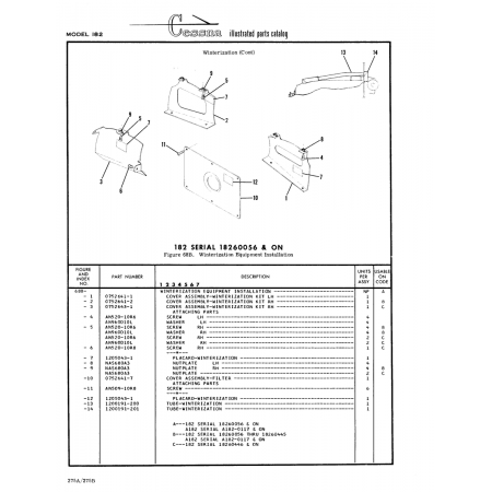 Aviation Part (0752641-7) — Cessna 182 Skylane Aviation Part (0752641-7) — Cessna 182 Skylane