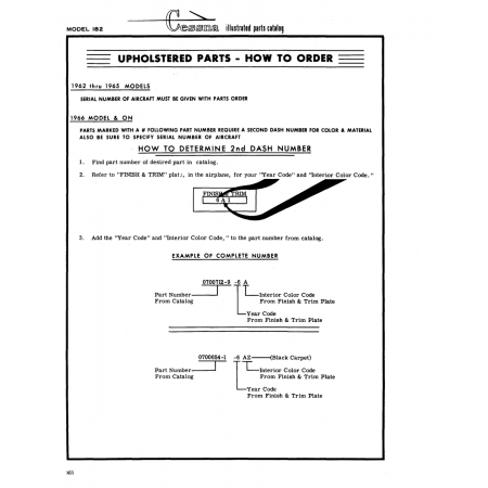 Aviation Part (0700654-1) — Cessna 182 Skylane