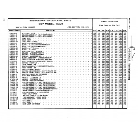 Aviation Part (0700709-9) — Cessna 182 Skylane Aviation Part (0700709-9) — Cessna 182 Skylane