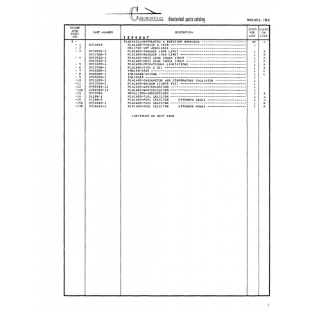 Aviation Part (Sl286-l) — Cessna 182 Skylane Aviation Part (Sl286-l) — Cessna 182 Skylane