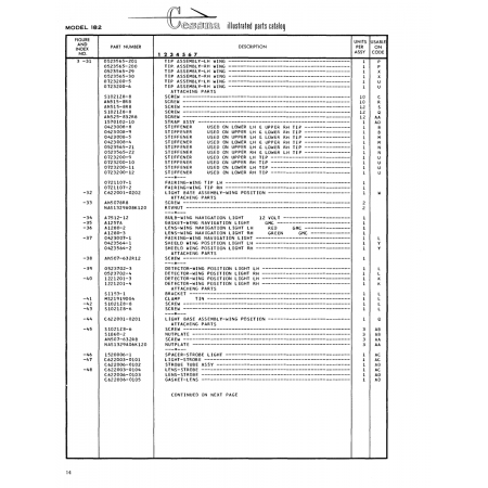 Aviation Part (0723200-5) — Cessna 182 Skylane
