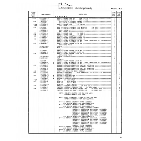 Aviation Part (0523233-14) — Cessna 182 Skylane Aviation Part (0523233-14) — Cessna 182 Skylane