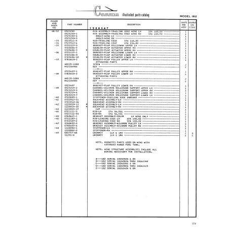 Aviation Part (Sl29l-8) — Cessna 182 Skylane