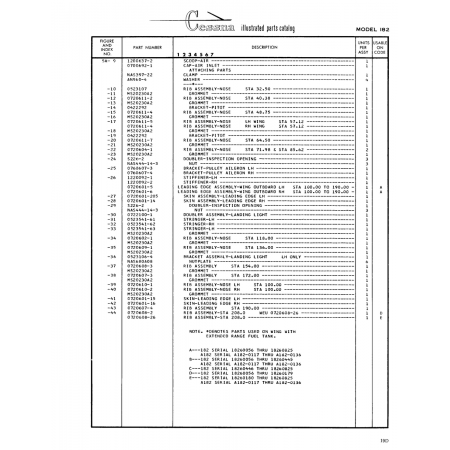 Aviation Part (120063) — Cessna 182 Skylane Aviation Part (120063) — Cessna 182 Skylane