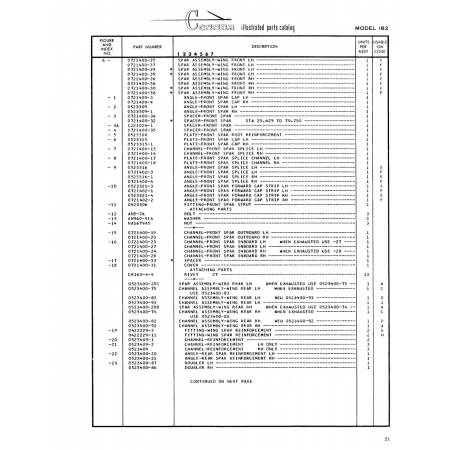 Aviation Part (0721400-34) — Cessna 182 Skylane