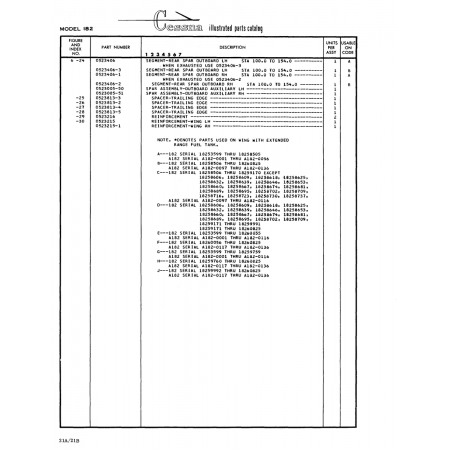 Aviation Part (0523406-1) — Cessna 182 Skylane