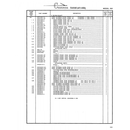 Aviation Part (0523813-3) — Cessna 182 Skylane