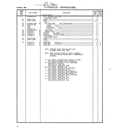 Military-Standard Aircraft Part (MS29513-12) — Cessna 182 Skylane