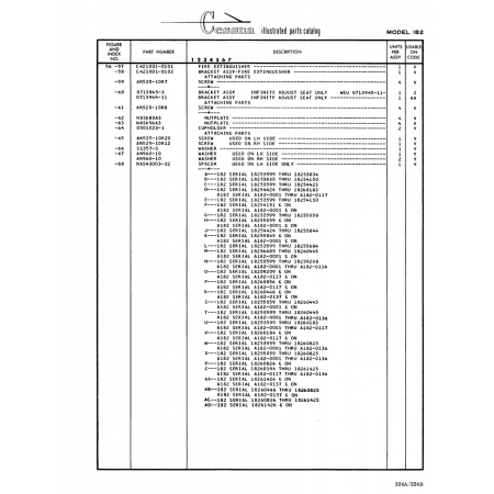 Aviation Part (0713945-11) — Cessna 182 Skylane