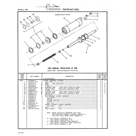 Military-Standard Aircraft Part (MS28775-112) — Cessna 182 Skylane