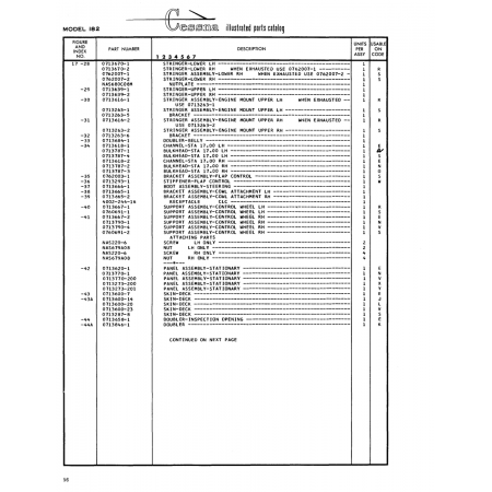 Aviation Part (07137B7-4) — Cessna 182 Skylane Aviation Part (07137B7-4) — Cessna 182 Skylane
