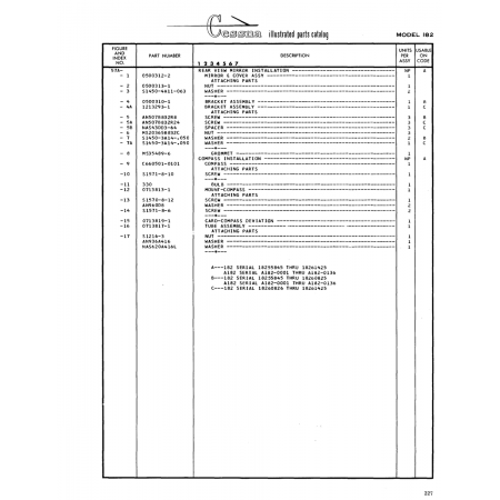 Aviation Part (Sl571-8-6) — Cessna 182 Skylane