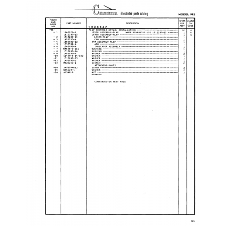 Aviation Part (1560033-12) — Cessna 182 Skylane