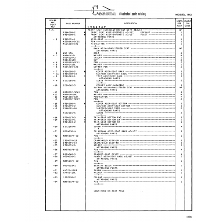 Aviation Part (0114008-2) — Cessna 182 Skylane Aviation Part (0114008-2) — Cessna 182 Skylane