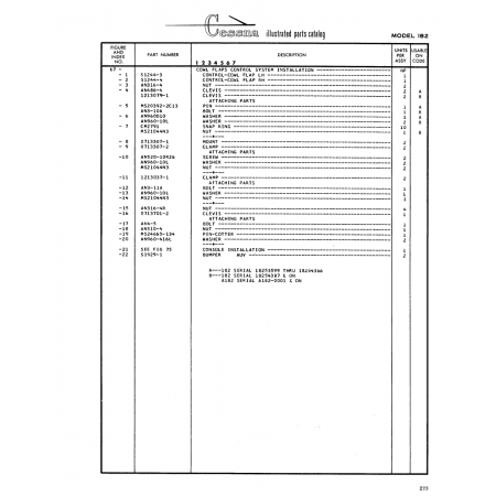 Aviation Part (0713307-1) — Cessna 182 Skylane