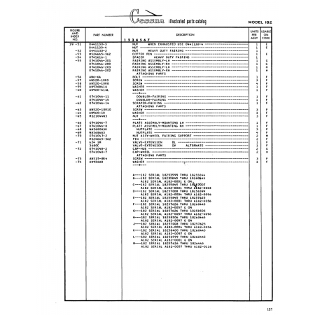 Aviation Part (0741046-15) — Cessna 182 Skylane Aviation Part (0741046-15) — Cessna 182 Skylane