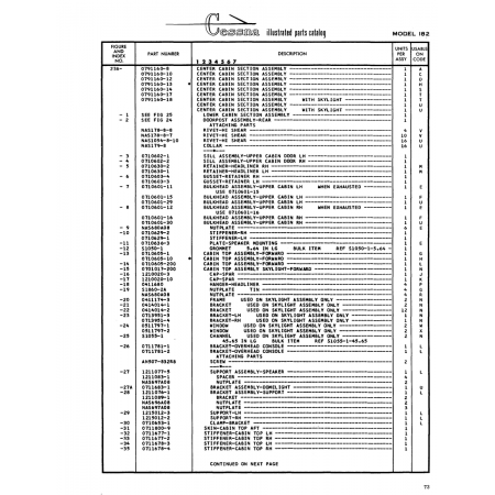 Aviation Part (0711781-1) — Cessna 182 Skylane Aviation Part (0711781-1) — Cessna 182 Skylane
