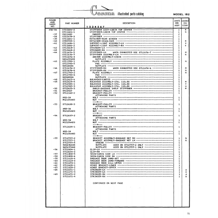 Aviation Part (0712757-2) — Cessna 182 Skylane Aviation Part (0712757-2) — Cessna 182 Skylane