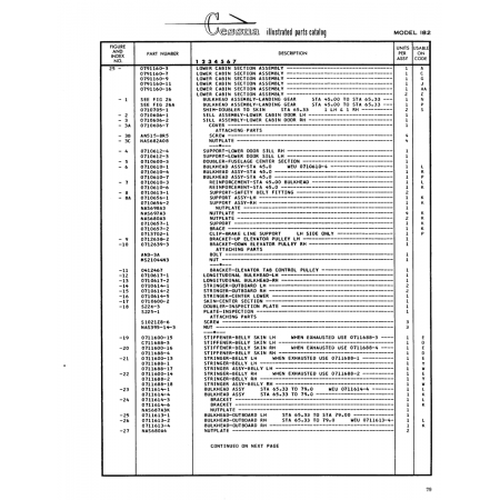 Aviation Part (0711600-16) — Cessna 182 Skylane Aviation Part (0711600-16) — Cessna 182 Skylane