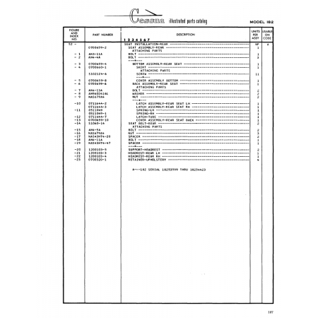 Aviation Part (Sl060-14) — Cessna 182 Skylane Aviation Part (Sl060-14) — Cessna 182 Skylane