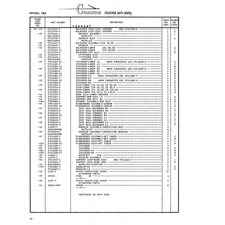 Aviation Part (0711688-13) — Cessna 182 Skylane