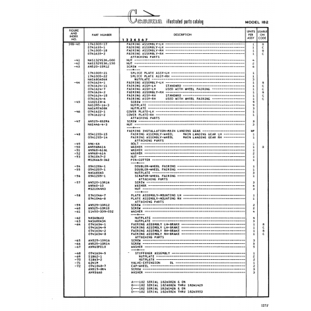Aviation Part (0741624-7) — Cessna 182 Skylane