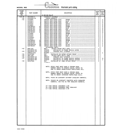 Aviation Part (Sl746Ul) — Cessna 182 Skylane