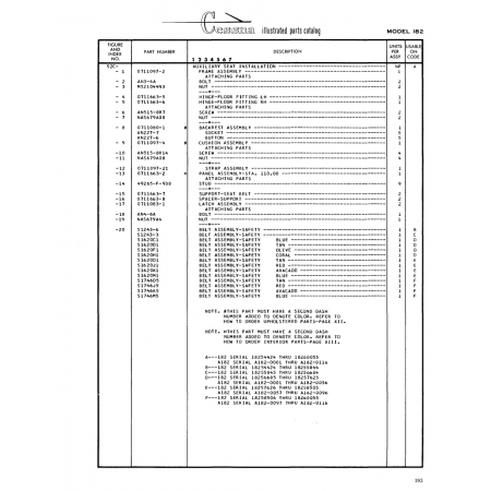 Aviation Part (Sl243-6) — Cessna 182 Skylane
