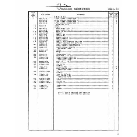 Aviation Part (0711018-24) — Cessna 182 Skylane Aviation Part (0711018-24) — Cessna 182 Skylane