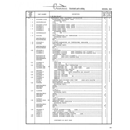 Aviation Part (Sl318-2) — Cessna 182 Skylane Aviation Part (Sl318-2) — Cessna 182 Skylane