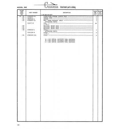 Aviation Part (Sl430-l) — Cessna 182 Skylane Aviation Part (Sl430-l) — Cessna 182 Skylane