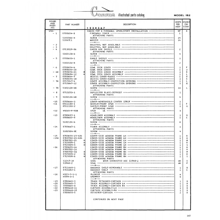 Aviation Part (Sl021Z4-6B) — Cessna 182 Skylane