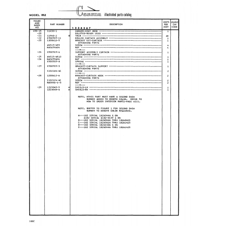 Aviation Part (S1430-l) — Cessna 182 Skylane