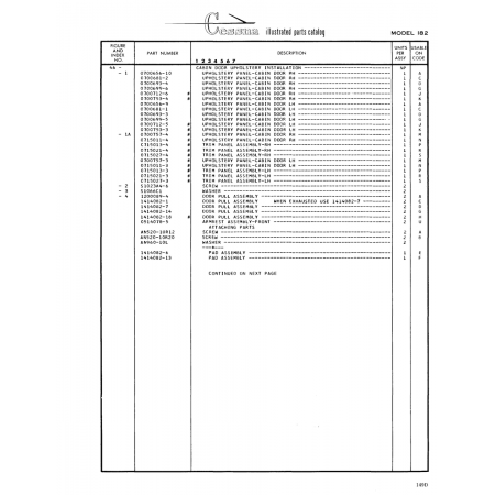 Aviation Part (Sl066Cl) — Cessna 182 Skylane