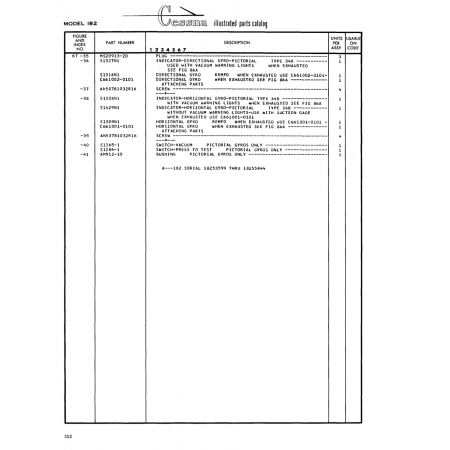 Aviation Part (Sl309Nl) — Cessna 182 Skylane Aviation Part (Sl309Nl) — Cessna 182 Skylane