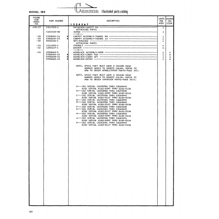 Aviation Part (0700668-15) — Cessna 182 Skylane Aviation Part (0700668-15) — Cessna 182 Skylane