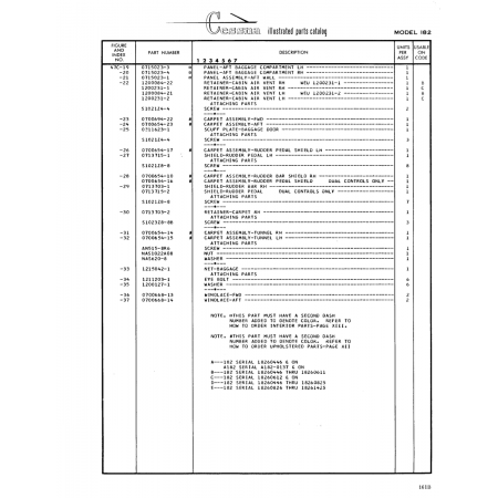 Aviation Part (07006) — Cessna 182 Skylane Aviation Part (07006) — Cessna 182 Skylane