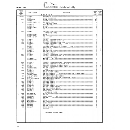 Aviation Part (Sl753-l) — Cessna 182 Skylane Aviation Part (Sl753-l) — Cessna 182 Skylane