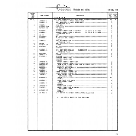 Aviation Part (1200134-1) — Cessna 182 Skylane
